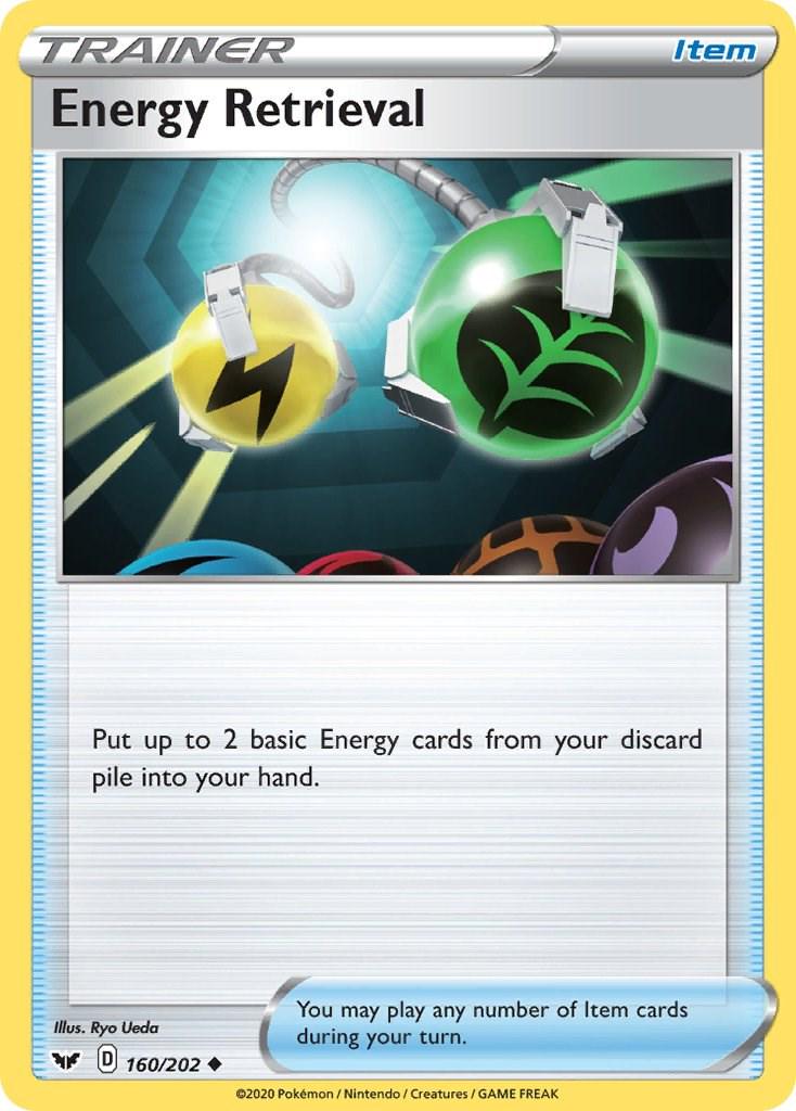Energy Retrieval #160 Pokemon Sword & Shield