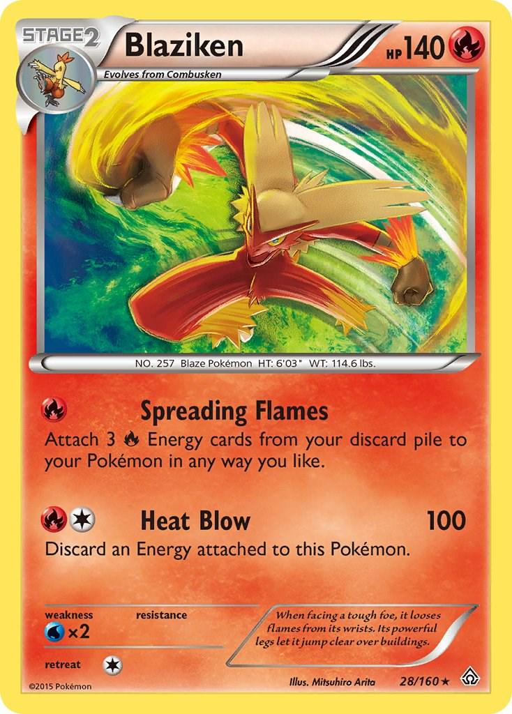 Blaziken #28 Pokemon Primal Clash