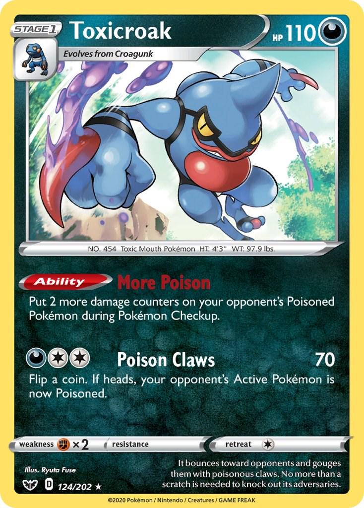 Toxicroak #124 Pokemon Sword & Shield