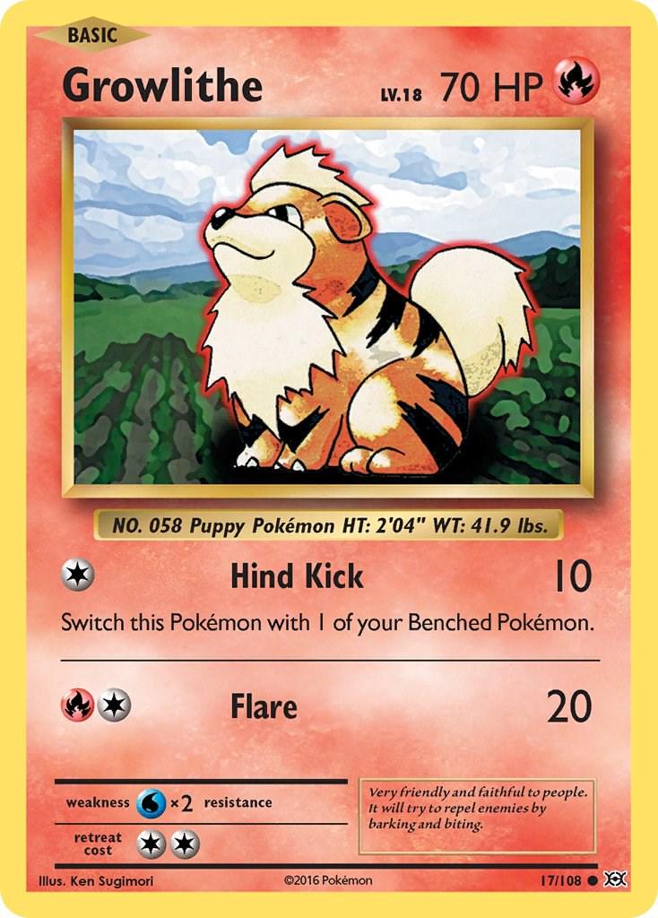 Growlithe #17 Pokemon Evolutions
