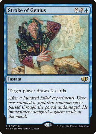 Stroke of Genius Magic Commander 2014