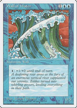 Wall of Water Magic 4th Edition