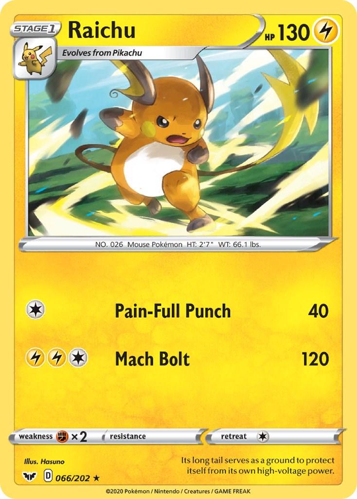Raichu #66 Pokemon Sword & Shield