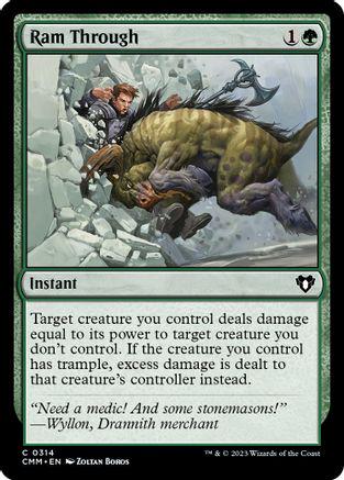 Ram Through #314 Magic Commander Masters