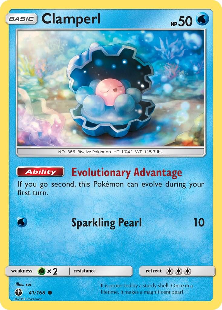 Clamperl #41 Pokemon Celestial Storm