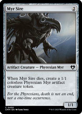 Myr Sire #400 Magic Commander Masters