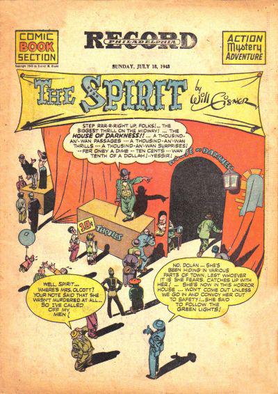 Spirit #7/18/1943 (1943) Comic Books Spirit
