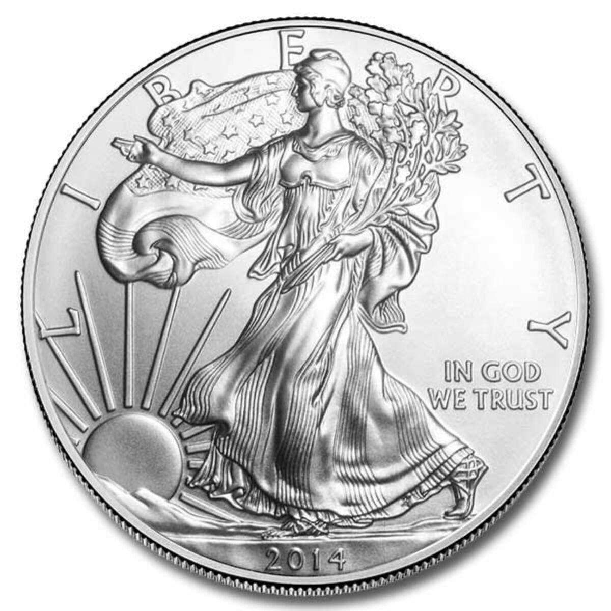 2014 Coins American Silver Eagle