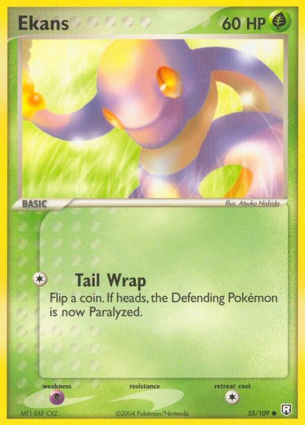 Ekans #55 Pokemon Team Rocket Returns