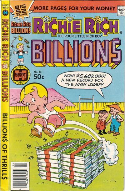 Richie Rich Billions #33 (1979) Comic Books Richie Rich Billions