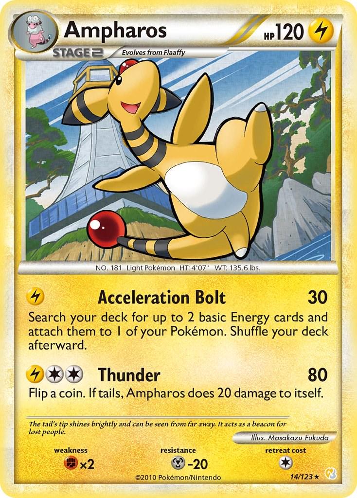 Ampharos #14 Pokemon HeartGold & SoulSilver