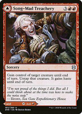 Song-Mad Treachery & Song-Mad Ruins Magic Zendikar Rising