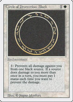 Circle of Protection: Black #9 Magic Revised
