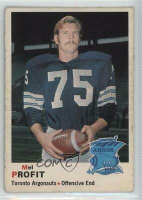 Mel Profit #10 Football Cards 1970 O Pee Chee CFL