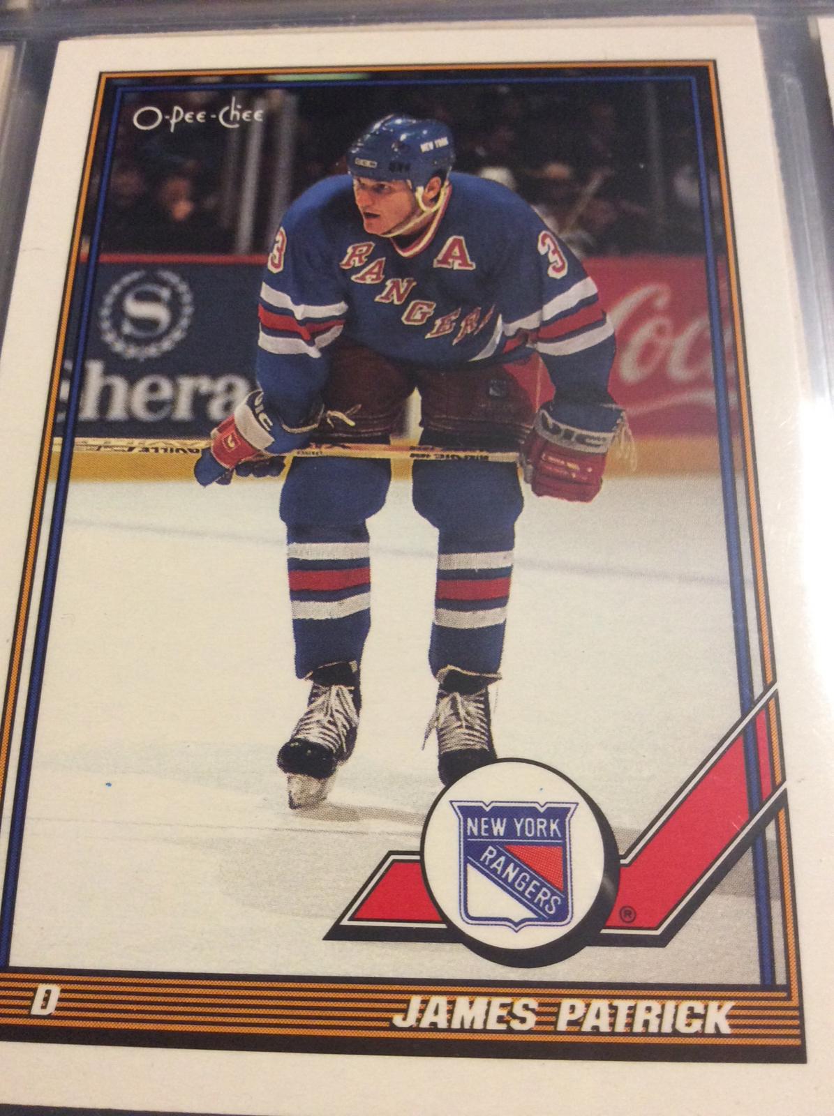 James Patrick #253 Hockey Cards 1991 O-Pee-Chee