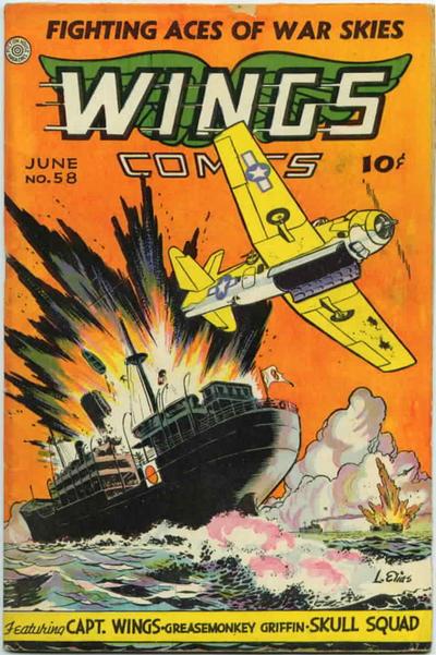 Wings Comics #58 (1945) Comic Books Wings Comics