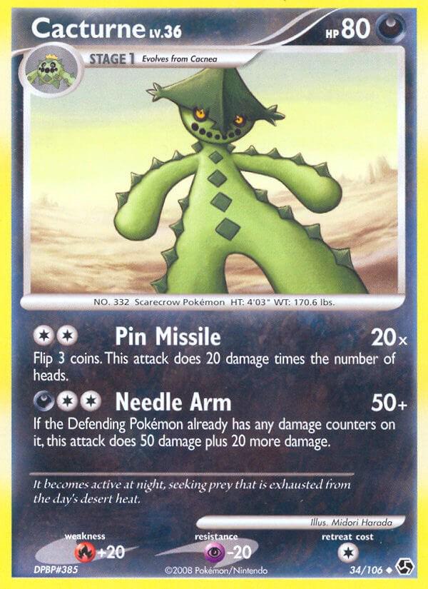 Cacturne #34 Pokemon Great Encounters