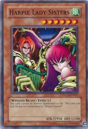 Harpie Lady Sisters DLG1-EN027 YuGiOh Dark Legends