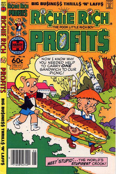 Richie Rich Profits #46 (1982) Comic Books Richie Rich Profits