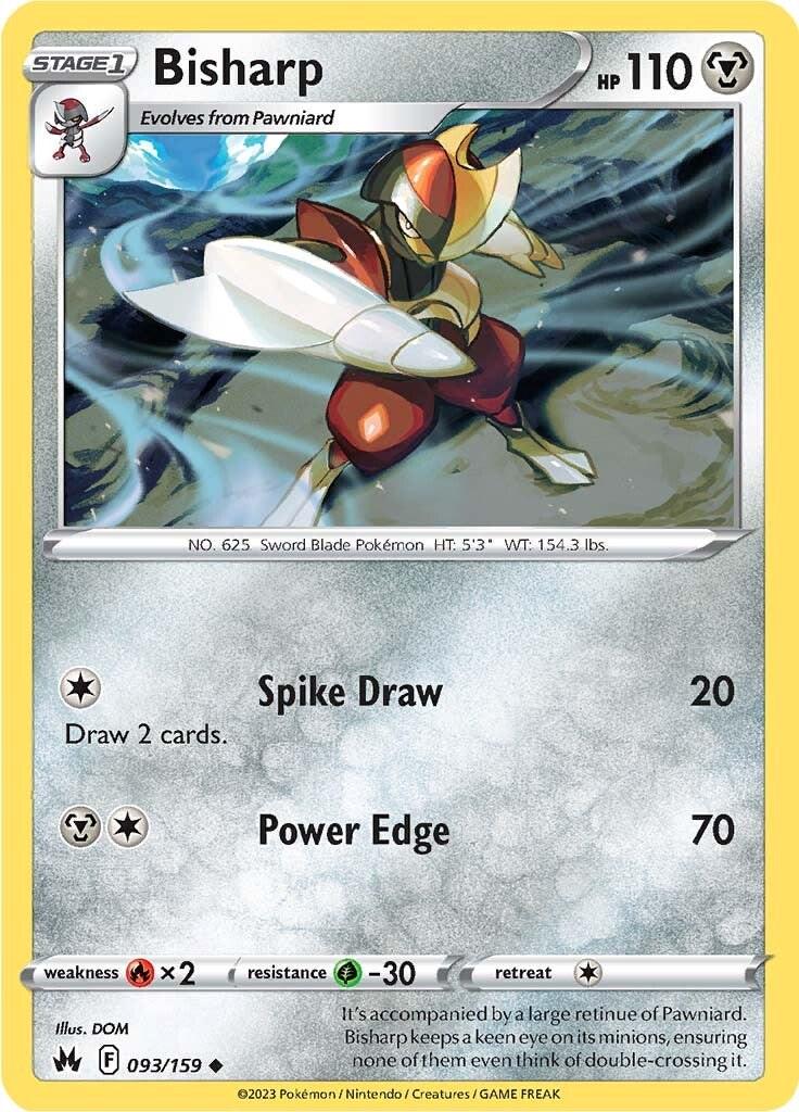 Bisharp #93 Pokemon Crown Zenith