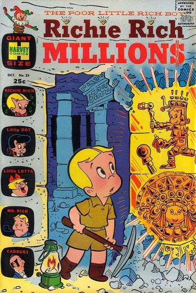 Richie Rich Millions #25 (1967) Comic Books Richie Rich Millions