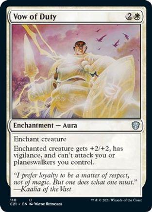 Vow of Duty Magic Commander 2021