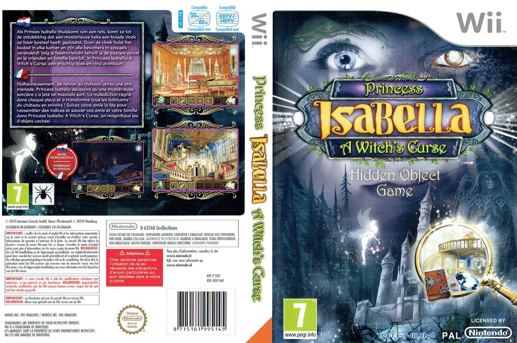 Princess Isabella A Witch's Curse PAL Wii