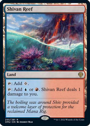 Shivan Reef #255 Magic Dominaria United