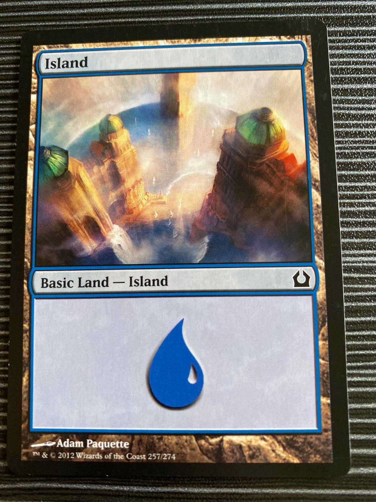 Island #257 Magic Return to Ravnica