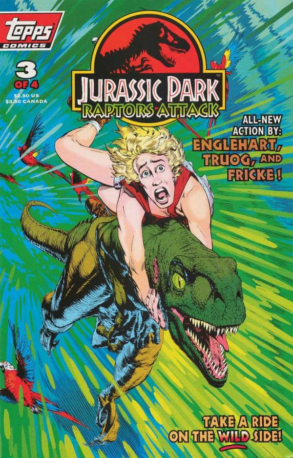 Jurassic Park: Raptors Attack #3 (1994) Comic Books Jurassic Park: Raptors Attack