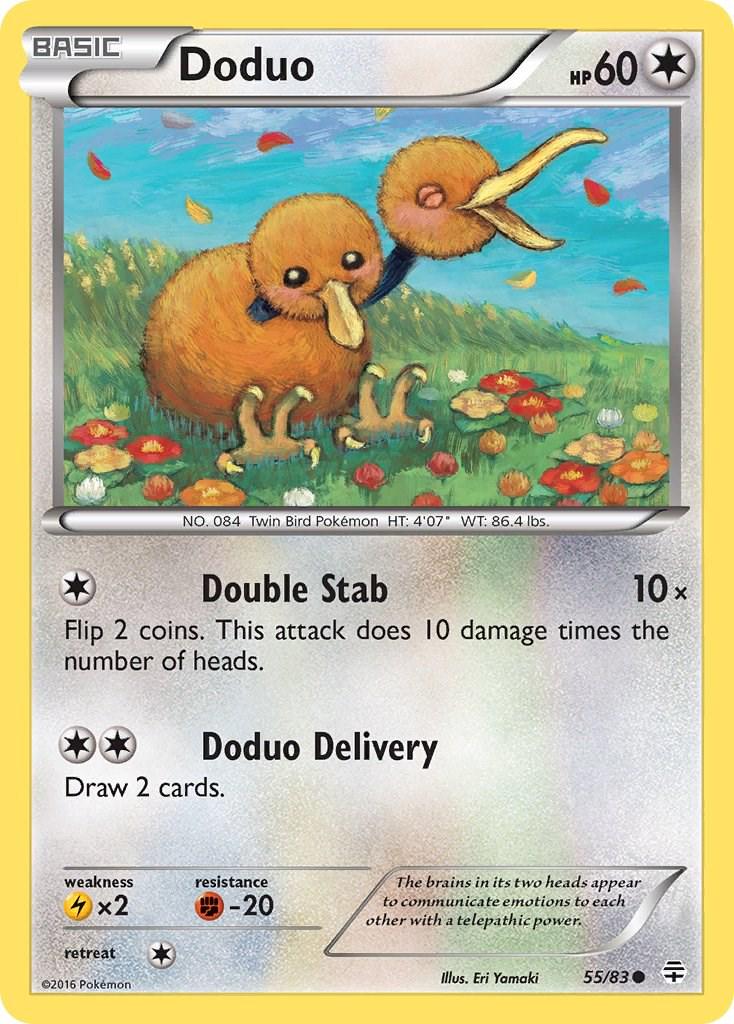 Doduo #55 Pokemon Generations