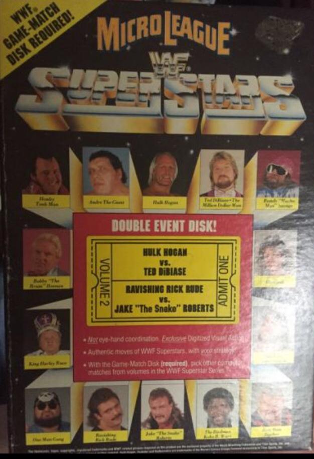 Micro League WWF Superstars Volume 2 Commodore 64