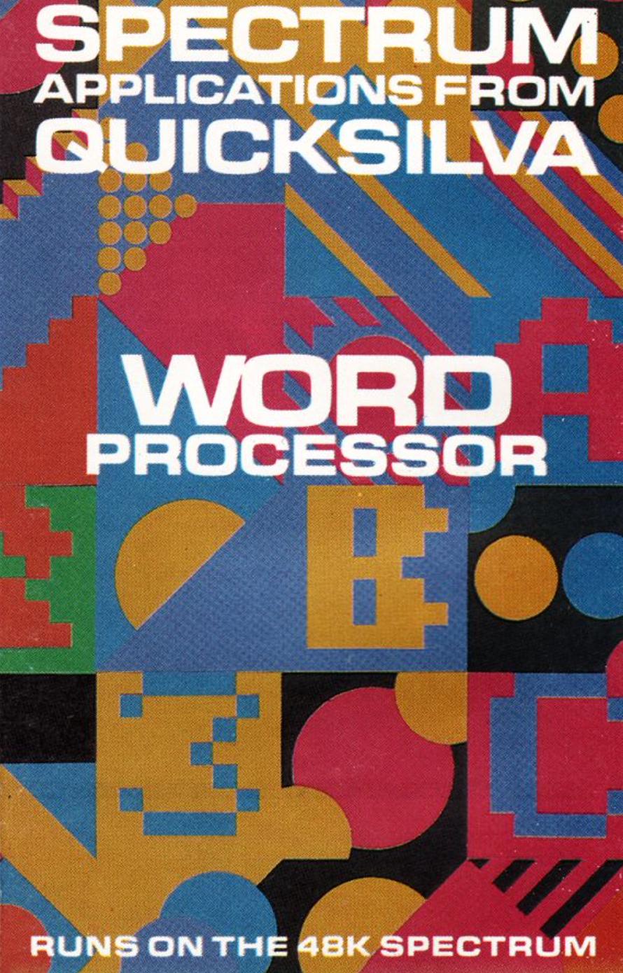 Word Processor ZX Spectrum