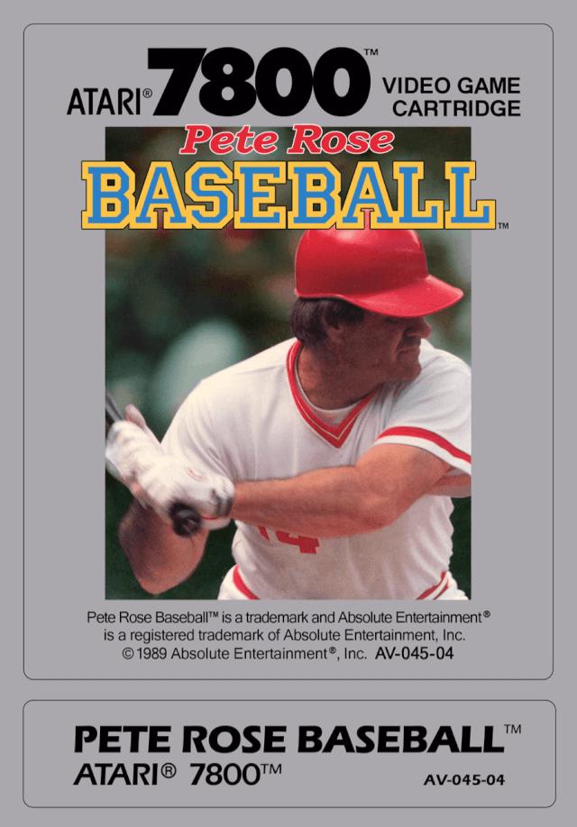 Pete Rose Baseball PAL Atari 7800