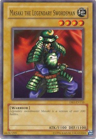 Masaki the Legendary Swordsman DB1-EN110 YuGiOh Dark Beginning 1