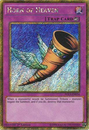 Horn of Heaven PGL3-EN034 YuGiOh Premium Gold: Infinite Gold