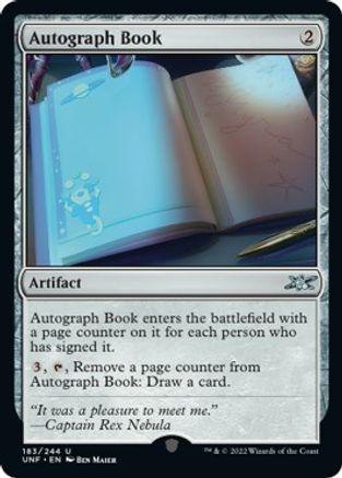 Autograph Book Magic Unfinity