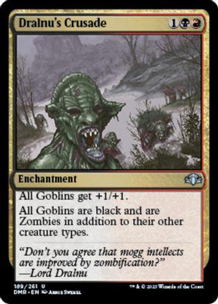 Dralnu's Crusade #189 Magic Dominaria Remastered