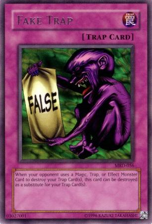 Fake Trap MRD-056 YuGiOh Metal Raiders