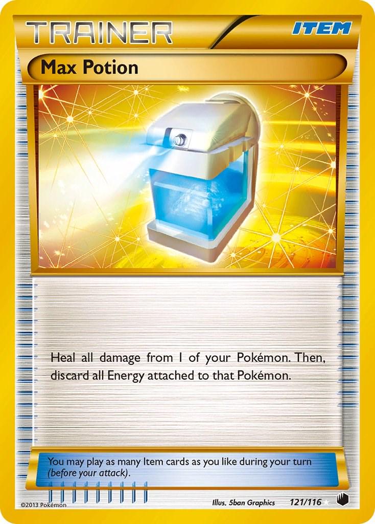 Max Potion #121 Pokemon Plasma Freeze