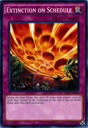 Extinction on Schedule SR04-EN033 YuGiOh Structure Deck: Dinosmasher's Fury