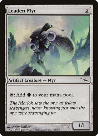 Leaden Myr Magic Mirrodin