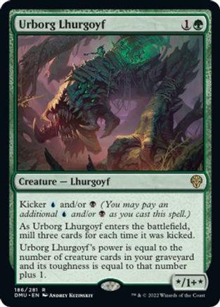 Urborg Lhurgoyf #186 Magic Dominaria United