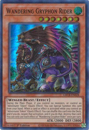 Wandering Gryphon Rider GRCR-EN028 YuGiOh The Grand Creators