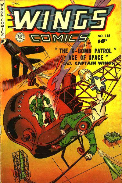 Wings Comics #115 (1951) Comic Books Wings Comics