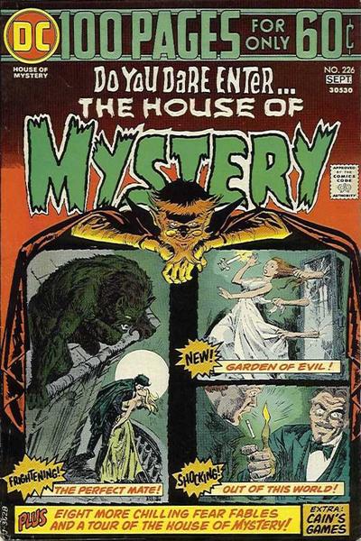 House of Mystery #226 (1974) Comic Books House of Mystery