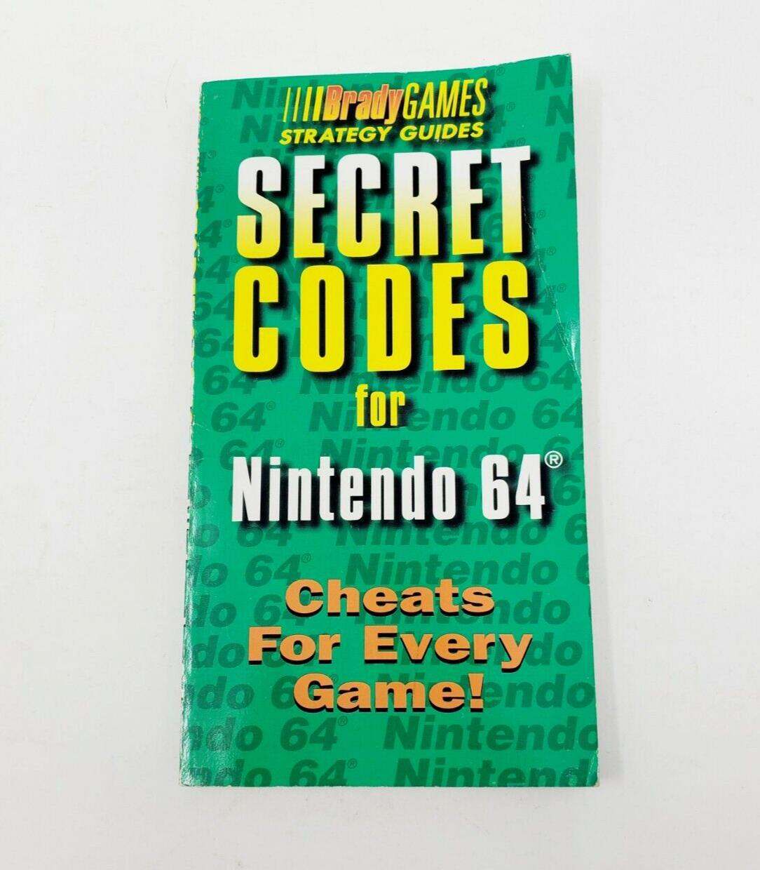 Secret Codes for Nintendo 64 Strategy Guide
