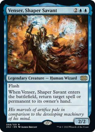 Venser, Shaper Savant #66 Magic Double Masters 2022