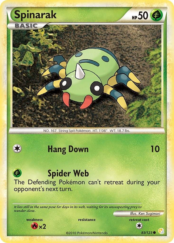 Spinarak #83 Pokemon HeartGold & SoulSilver