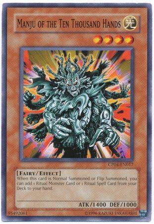 Manju of the Ten Thousand Hands CP04-EN017 YuGiOh Champion Pack: Game Four